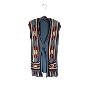 Vintage Chaps Southwestern Festival Vest: Size S